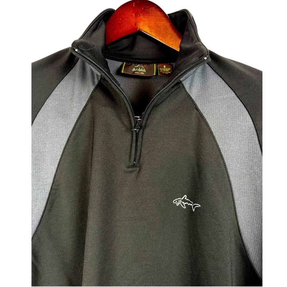 Greg Norman Shark Tasso Elba Pullover‎ Mens Golf Activewear Shirt Small